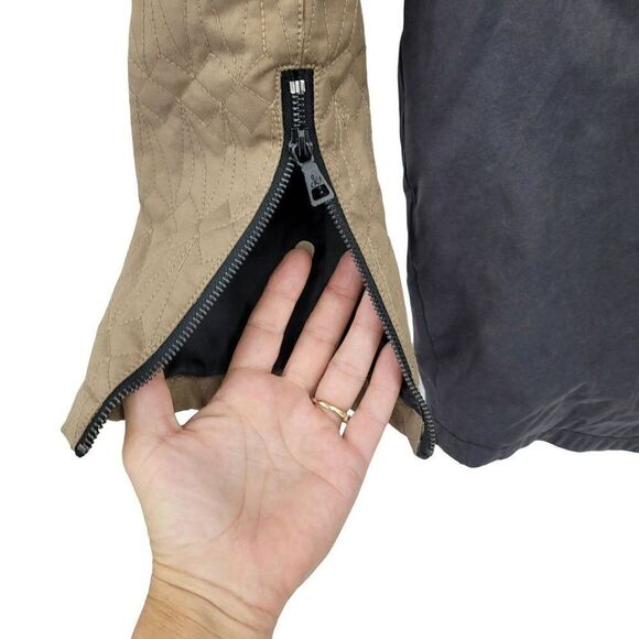 Sam Edelman Jacket Quilted Drawstring Black S Riding Equestrian Utilitarian - Picture 6 of 16